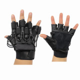 RGB Laser Gloves With 7Lazer 2Green 3Red 2Blue LED Robot Suit Performance Rechargeab Gloves Glasses LED Flash Finger Palm Light