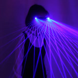 Red Green Bule Beams Stage Laser Glasses DJ Stage Laser Show Sunglasses Goggles Ballroom Dance Acessories