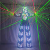 Traje De Robot LED Stilts Walker LED Light Robot Suit Clothing Event Kryoman Costume Led Disfraz De Robot