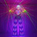 Traje De Robot LED Stilts Walker LED Light Robot Suit Clothing Event Kryoman Costume Led Disfraz De Robot