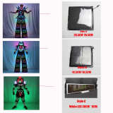 TEMLASER LED Screen/Stilt Walker Costume LED Lights Luminous Jacket Stage Dance Performance Display Screen