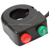 Horn Speaker Switch and Headlight Button for ebike Electric Scooter Bicycle Bike