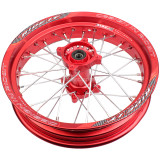 15mm hole hub 2.50 x 14inch & 3.00 x 14 inch front and rear CNC hub Aluminum Alloy Wheel Rims for dirt pit bike RED