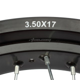 350-17  CNC Wheels & Rims Set For Honda CRF250R 2004-2013 CRF450R 2002-2012 Dirt Pit Bike