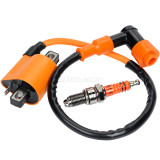 Ignition Coil 3-Electrode Spark Plug CG125 150 200 250CC For ATV Dirt Pit Bike