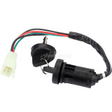 Universal Ignition Barrel Switch 4 Wires 2 Key For 50-250cc Motorcycle Pit Dirt Bike Quad ATV Parts