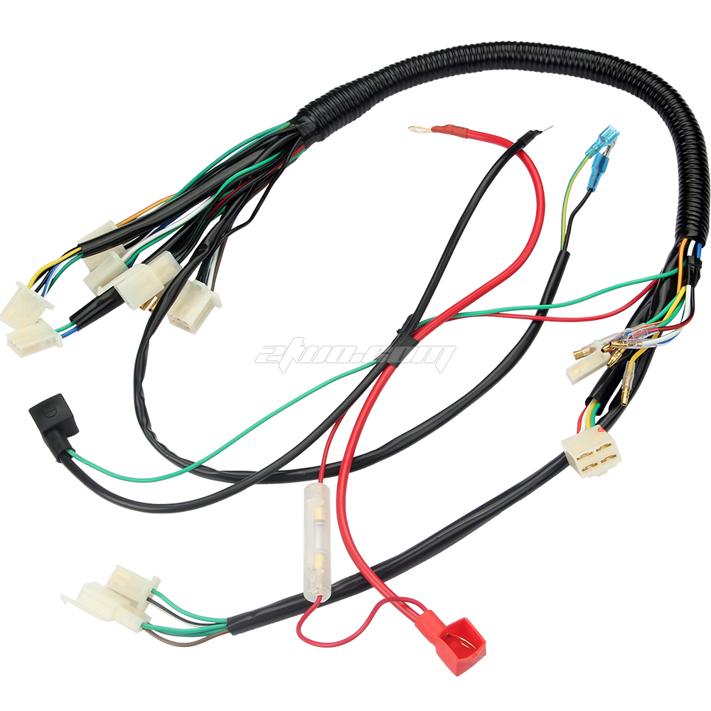 Wire Wiring Harness Loom For 49cc 70cc 90cc Motorcycle Dirt Bike Scooter ATV