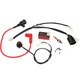 Wire Harness Wiring Loom CDI Ignition Coil Spark plug Rebuild Kit for Kick Start Dirt Pit Bike ATV 50cc-160cc