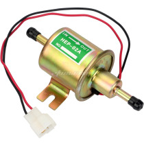 Inline Fuel Pump 12v Electric Transfer Universal Low Pressure Gas Diesel Fuel Pump 2.5-4psi HEP-02A