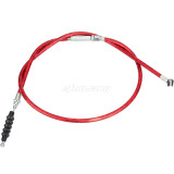 100cm Throttle Accelerator Cable And Adjustable Clutch Cable For 90cc 110cc 125cc 140cc Pit Dirt Stroke Bike Red