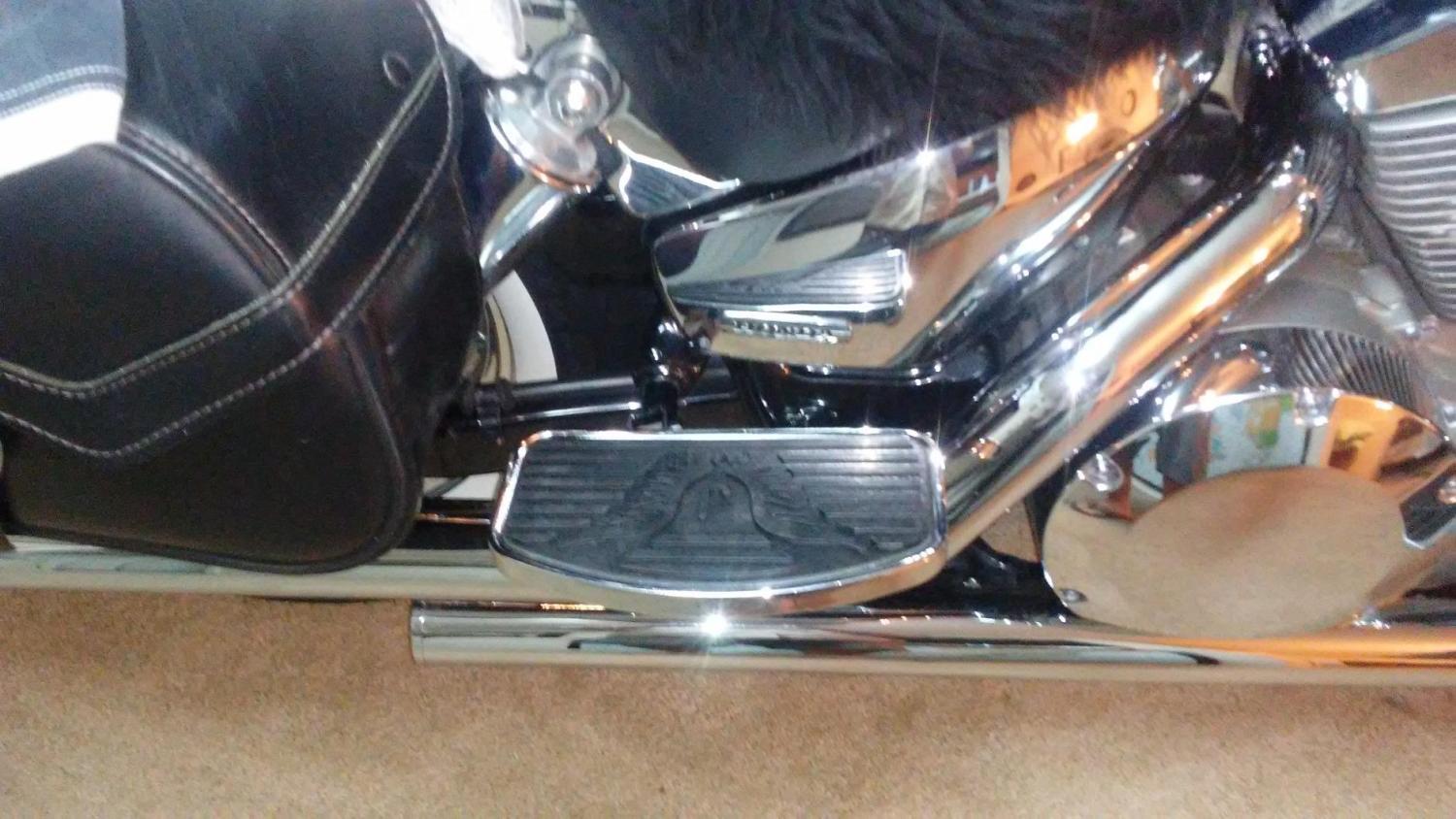 US 20.72 US 25.90 Motorcycle Floorboards Foot Pegs For Honda VTX