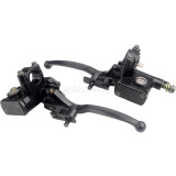 7/8  Universal Left OR Right Hydraulic Brake Master Cylinder for Motorcycle Kids ATV Quad Moped Pit Dirt Bike 50cc 70cc 90cc 110cc 125cc 150cc 200cc 250cc GY6 Engine With Handle Lever