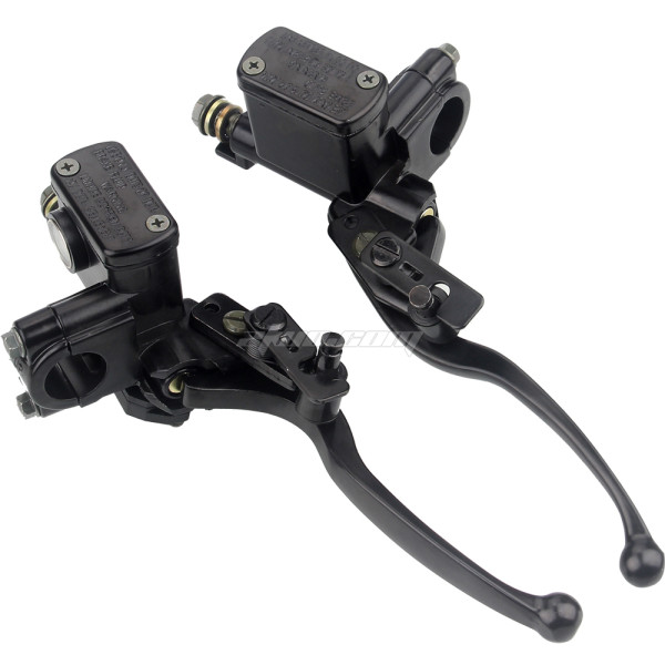 7/8  Universal Left OR Right Hydraulic Brake Master Cylinder for Motorcycle Kids ATV Quad Moped Pit Dirt Bike 50cc 70cc 90cc 110cc 125cc 150cc 200cc 250cc GY6 Engine With Handle Lever
