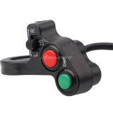 Motorcycle Horn Turn Signal Headlight Switch for 7/8'' Handlebar Pit Dirt Bike Scooter ATV Universal