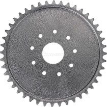 Chain Sprocket 9 Hole 44 Tooth Chain Sprocket for 49cc 66cc 80cc Engine Motorized Bicycle