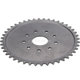Chain Sprocket 9 Hole 44 Tooth Chain Sprocket for 49cc 66cc 80cc Engine Motorized Bicycle