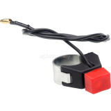 Universal Mini Moto Quad Dirt Bike Stop Kill Switch Button Fit 22mm Handlebar 49cc Motorcycle Safety Engine Stop Flameout Switch With Line