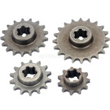 T8F 8mm 11/14/17/20 Tooth Front Pinion Sprocket Chain Cog For Mini Moto Pit Dirt Bike ATV Quad 4 wheels Motorcycle