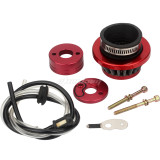 Air Filter CNC Inlet Pipe Fuel Line Tube For Mini Moto 43cc 40-5 Pocket Bike Scooter Motorcycle Parts - Red