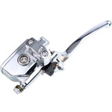 Right 1/8in 25MM Motorcycle Brake Clutch Master Cylinder For Electric scooter Honda CB400 1992-1998 Chrome