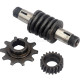 Push Bike 10T Gear & Clutch Shaft Drive Sprocket Fit For 49cc 66cc 80cc Motorized Bicycle Bike Parts