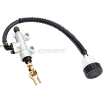 Universal Rear Foot Brake Master Cylinder Pump With Reservoir For Chinese Pit Dirt Bike ATV Quad 4 Wheeler 50cc -250cc Motorcycle