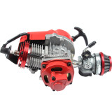 49cc Manual Racing Engine Red For Mini Pocket Mini Moto Motorbike Air Cooled ATV Dirt Bike Quad