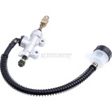 Rear Foot Brake Master Cylinder Pump With Reservoir For 50cc -250cc Chinese Pit Dirt Bike ATV Quad 4 Wheeler Motorcycle Universal