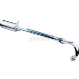 Chrome Exhaust Pipe System Muffler 4 Stroke For CRF50 XR50 Dirt Pit Bike 50cc 110cc 125cc Motorcycle