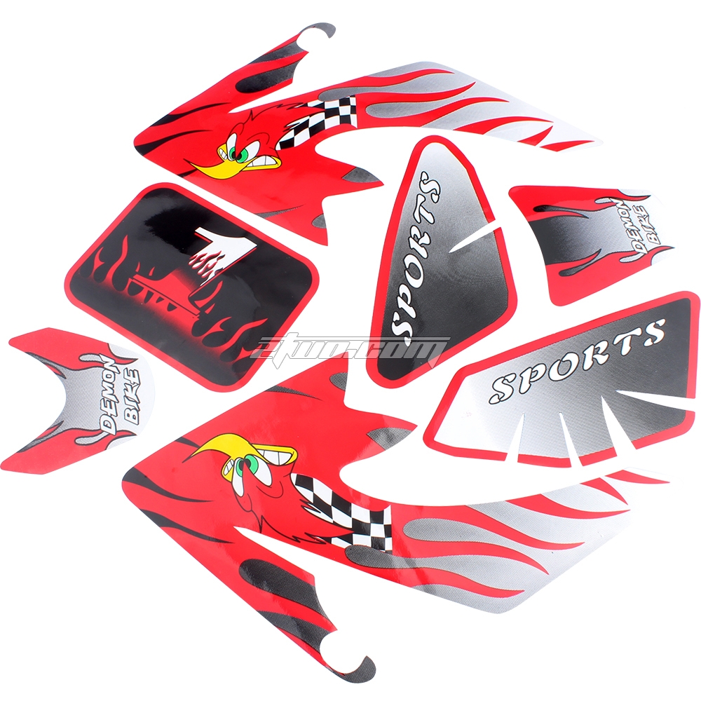 US$ 4.72 ~ US$ 5.90 - Decal Graphics Sticker Fairing Kit for CRF50 50 ...