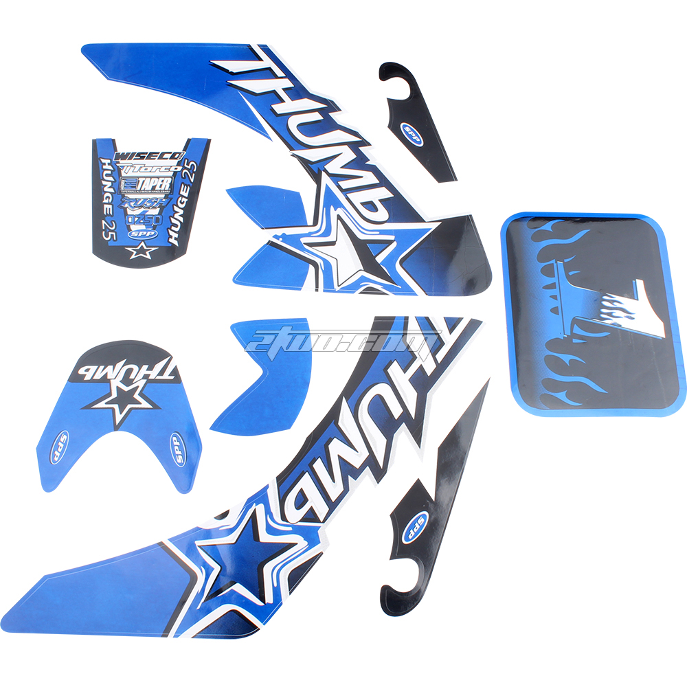 110cc Racing Sticker US$ 4.72 ~ US$ 5.90 - Sticker Decal Graphics Fairing Kit for CRF50 ...