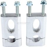 7/8in 22mm Handlebar Mount Clamp Risers for XR/CRF Apollo Dirt Pit Bike 50cc 70cc 90cc 110cc 125cc Motorcycle Parts