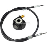 12mm Speedometer Drive Gear+Line Cable Flexible Shaft For GY6 50cc 125cc 150cc Chinese Electric Scooter