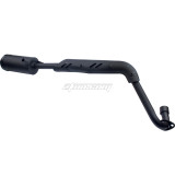 Exhaust Pipe System Muffler 4 Stroke For CRF50 XR50 Apollo Kayo Dirt Pit Bike 50cc 110cc 125cc Motorcycle - Black