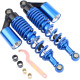 Pair 280mm - 340mm Rear Air Shock Absorbers Fits Honda Suzuki Yamaha Kawasaki  GY6 Scooter Electric Scooter ATV Go Kart Quad Dirt Sport Bikes Universal Motorcycle - Blue