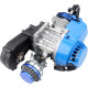 49cc Engine 2-Stroke Pull Start with Transmission Manual Racing For MiniMoto Pocket Motorbike Air Cooled ATV Dirt Bike Quad - Blue