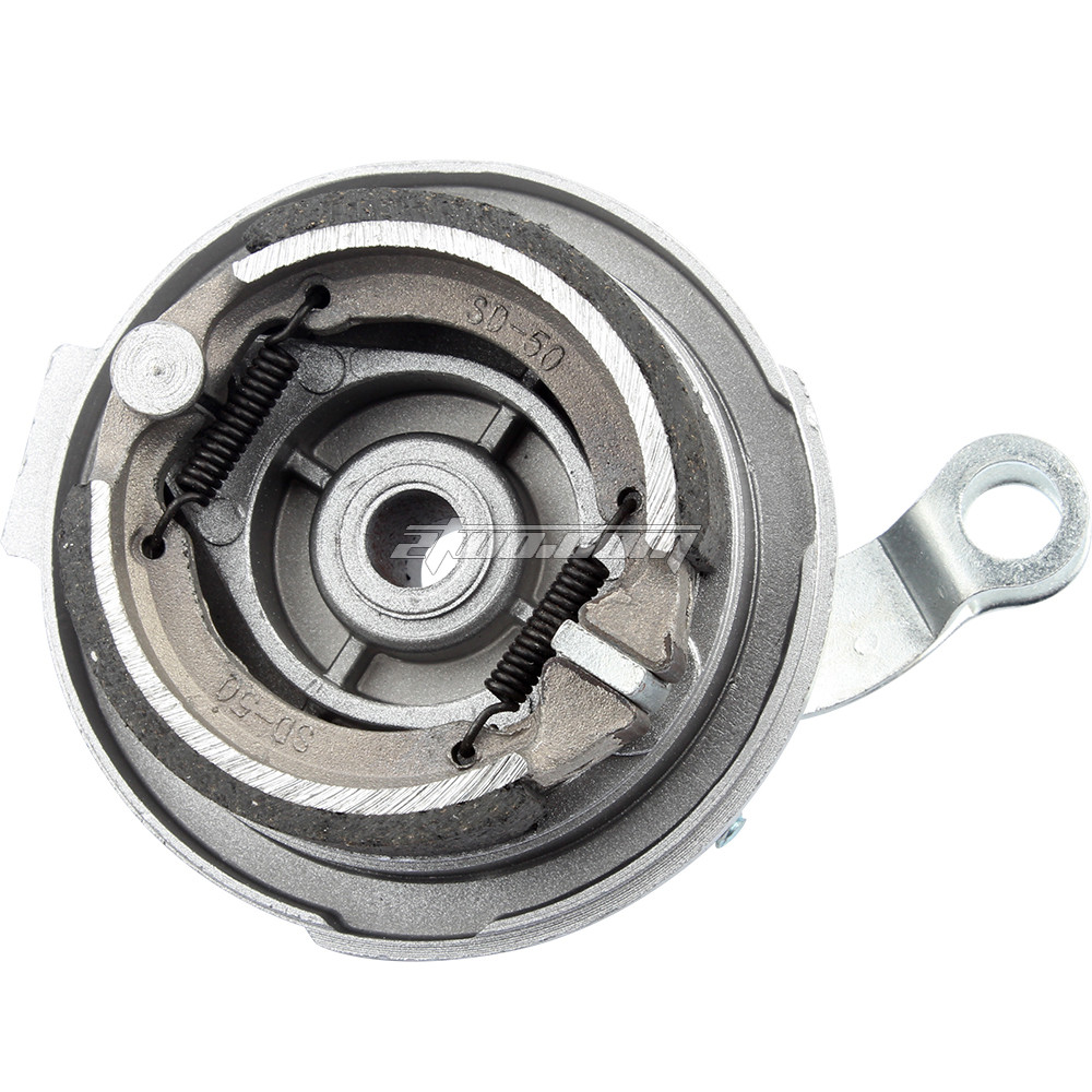 US 4.96 US 6.20 Motorcycle Front & Rear Drum Brake Pad Shoe