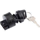 4 pins Ignition Switch with Key for Polaris 2000-2001 ATV 250 400 500 Scrambler Sportsman Mopeds ATVS Bicycles Scooters Magnum 325 2X4 4X4 HDS Replace Part Number 4012163 4110264 (4012163)