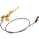 22mm (7/8 ) Motorcycle Brake 7/8 inch 1.2M Hydraulic Brake Clutch Lever Master Cylinder for Pit Dirt Bike Motorcycle - Gold