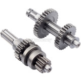 Reverse Gears Main Countershaft Transmission Gearbox Counter Shaft Fit For 50cc-110cc 1+1 Engines ATV QUAD BUGGY 4 Wheel Parts