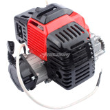 Complete 43cc 2 Stroke Electric Start Engine Motor With Transmission Gearbox for Mini Pocket Bike Gas G-Scooter ATV Quad Bicycle
