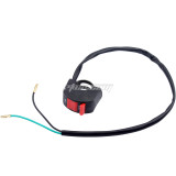 7/8inch Motorcycle Handlebar Fog Spot Light Accident Hazard Light Switch ON OFF Button Scooter Electromobile Motorbike