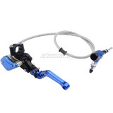 22mm (7/8in ) Blue 900mm Line Hydraulic Clutch Handle Lever Master Cylinder For 125-250CC Pit Dirt Bike ATV Motocross Motorcycle NEW