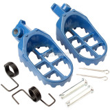 Universal Foot Pegs Footrests For Yamaha PW50 PW80 TW200 Honda XR/CRF 50-110CC Pit Dirt Bike Motorcycle Parts - Blue
