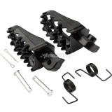 Black Wide Foot Pegs Footrests For Yamaha PW50 PW80 TW200 Honda XR/CRF50-110CC Pit Dirt Bike Motorcycle Parts