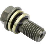 Drain Oil Cooler M10*1.0MM 1.25MM Brake Tubing Screw For ATV GY6 Scooter Pit Dirt Bike Quad Buggy Motorcycle