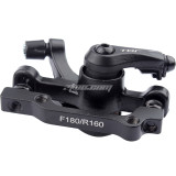 F180/R160 Universal Electric Bicycle Mountain Bike Mechanical Disc Brake Calipers Line Disc Front and Rear Clamp