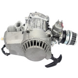 NEW 49cc 2 Stroke Engine Motor Carb Air Filter Pocket Carburetor For Mini Dirt Bike ATV Quad Moto - Silver
