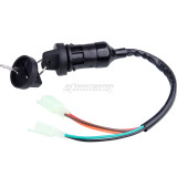 5-Wires Ignition Waterproof Switch With Keys For 50-250cc BSE KAYO Motorcycle ATVs Pit Dirt Bike 4 Wheel Quad Universal Parts