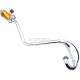 Chrome Exhaust Pipe Muffler with Expansion Chamber For 47cc 49cc 2 Stroke Engine Pit Dirt Bike Parts